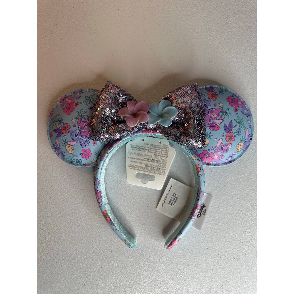 Disney Parks Ears Stitch and Angel New 2026